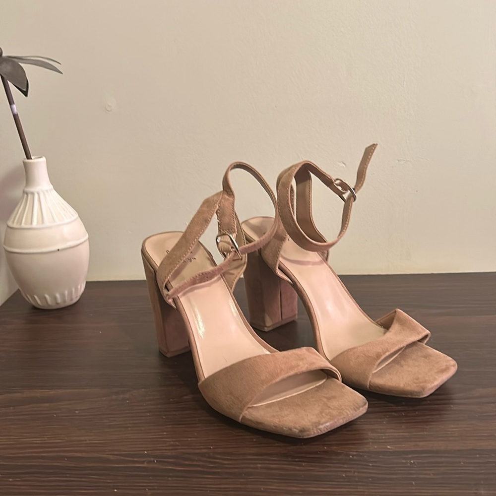 A new Day Faux Suede Heels